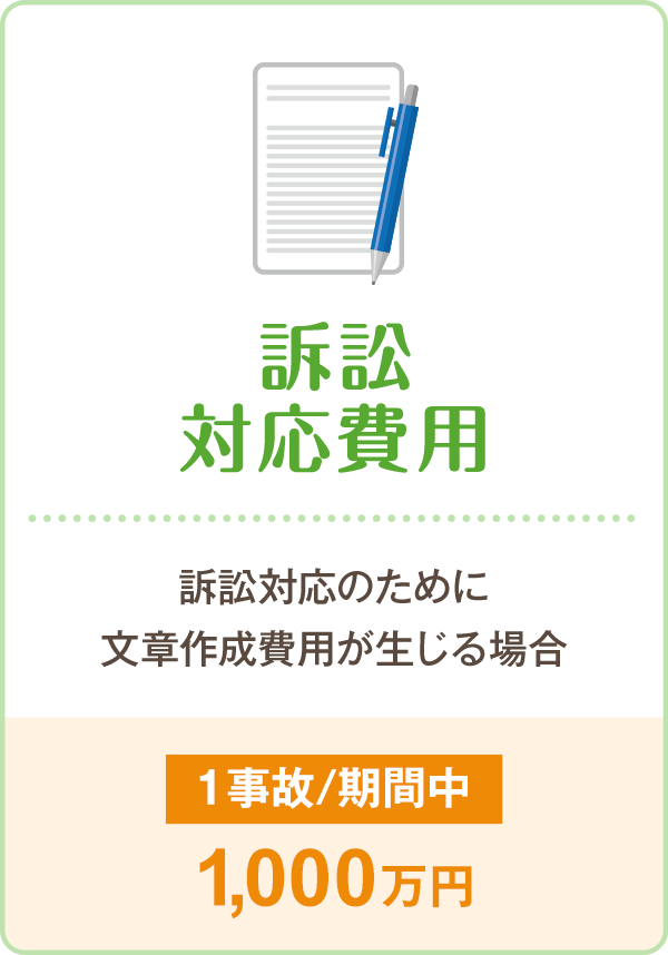 訴訟対応費用